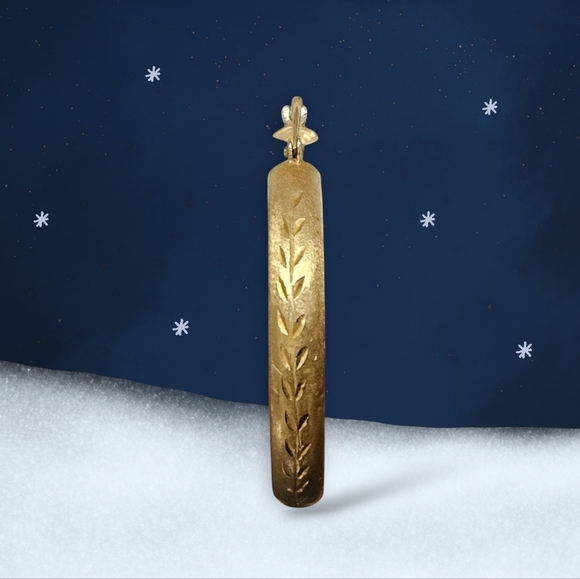 Vintage 14k solid gold slippa flip flop pendant - Picture 15 of 16